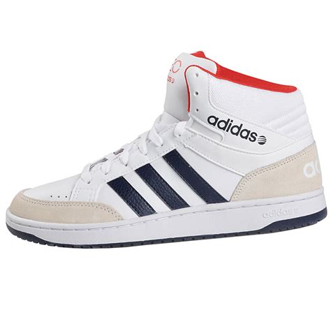 adidas neo hoops mid schuhe herren sneaker lederschuhe